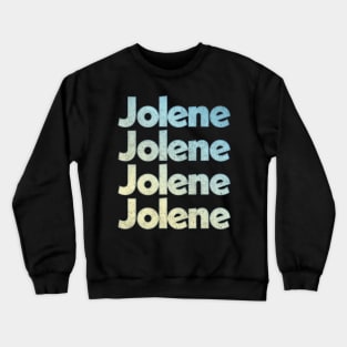 Jolene - Dolly Parton Faded/Vintage Style  Lyrics Design Crewneck Sweatshirt